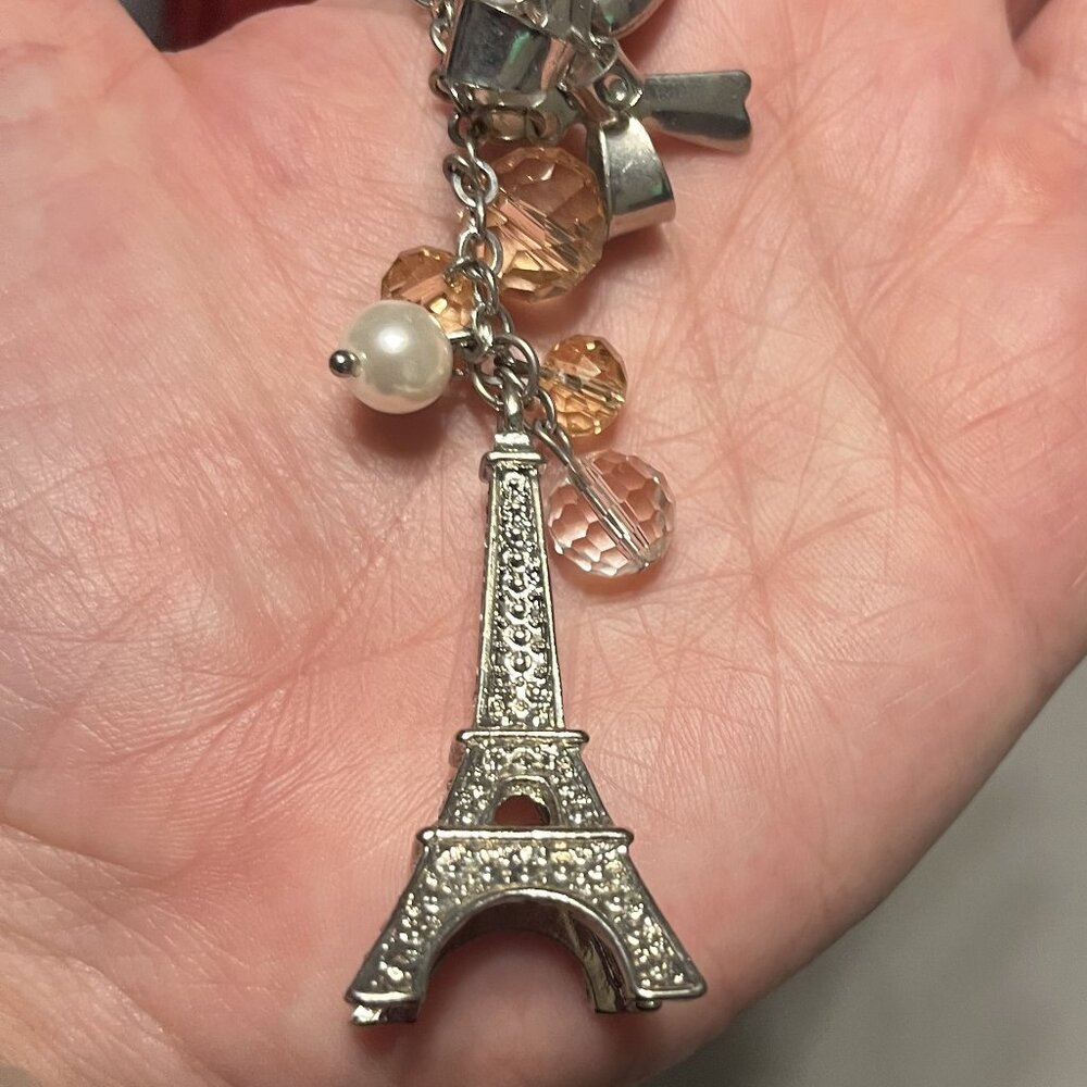 Eiffel Tower Charm Pendant with 20" Chain